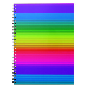 Cuaderno Arcoíris rayados