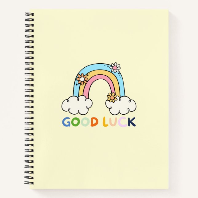 Cuaderno Arcoiris Regalo escolar Regalo docente de primer g (Anverso)