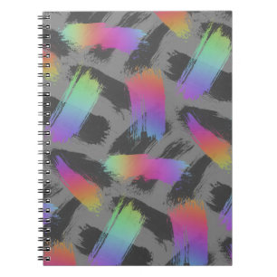 Cuaderno arcoíris retro radical :