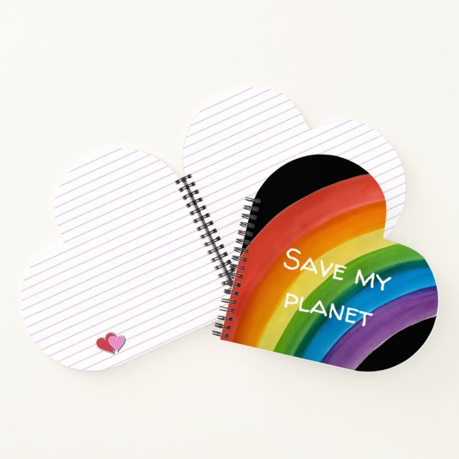 Cuaderno ARCOÍRIS Salva mi planeta (personalizable) (Interior)