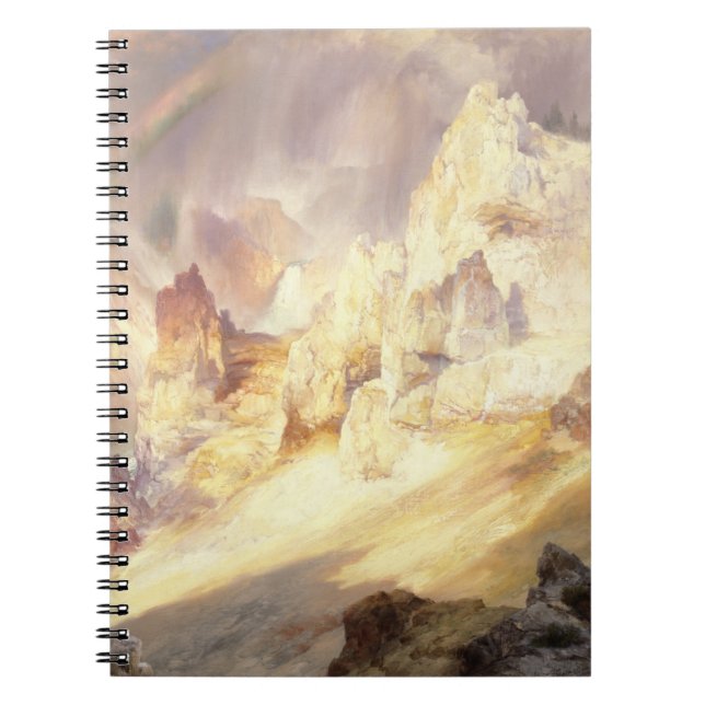 Cuaderno Arcoiris sobre piedra amarilla, Moran 1900 (Frente)
