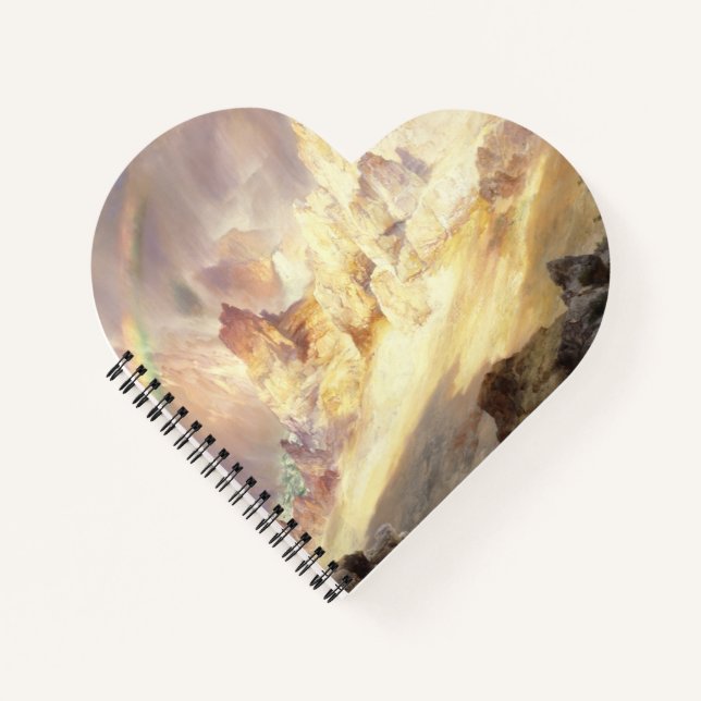 Cuaderno Arcoiris sobre piedra amarilla, Moran 1900 (Anverso)