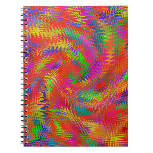 Cuaderno Arcoiris tejido