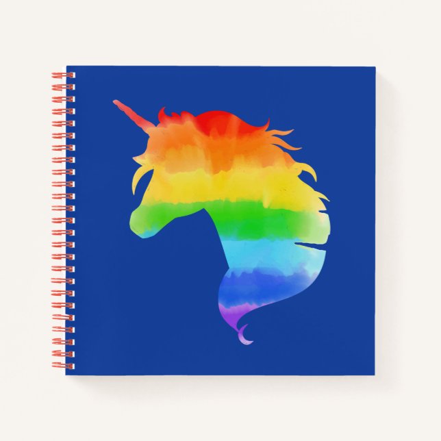 Cuaderno Arcoiris Unicornio (Anverso)