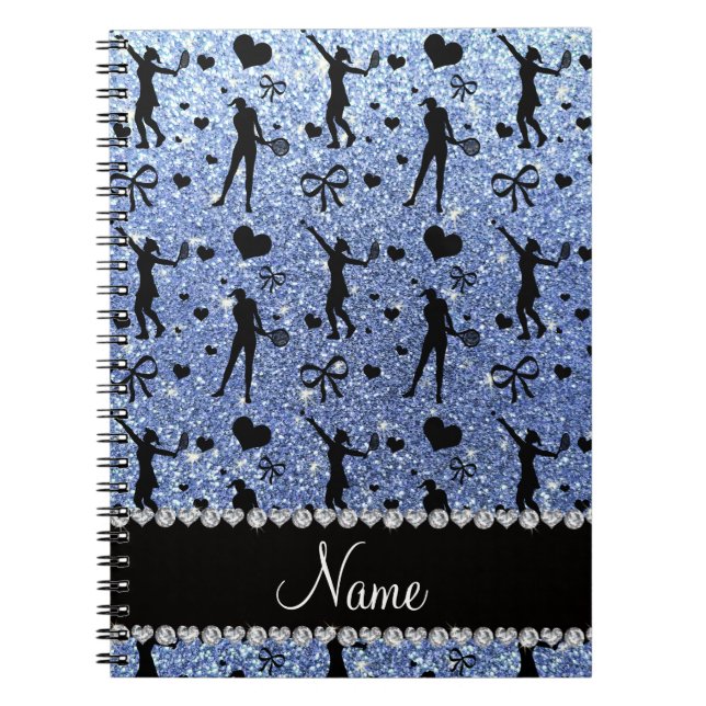 Cuaderno Arcos azules claros conocidos de encargo de los (Frente)
