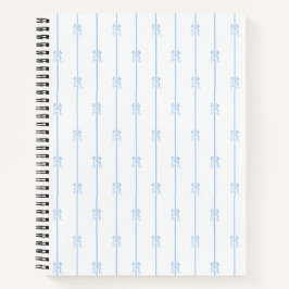 Cuaderno Arcos azules y rayas