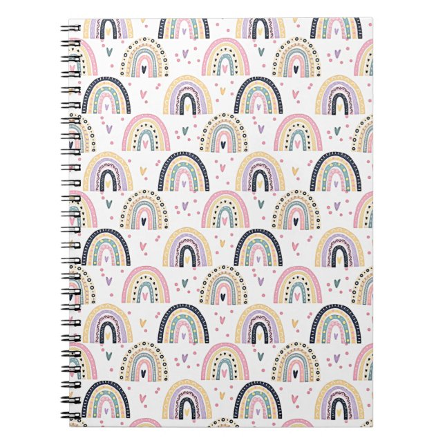 Cuaderno Arcos de colores pastel (Frente)