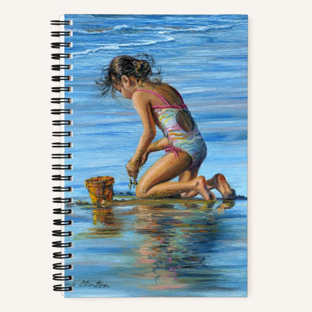 Cuaderno "Arcos de lluvia en la playa" (Anverso)