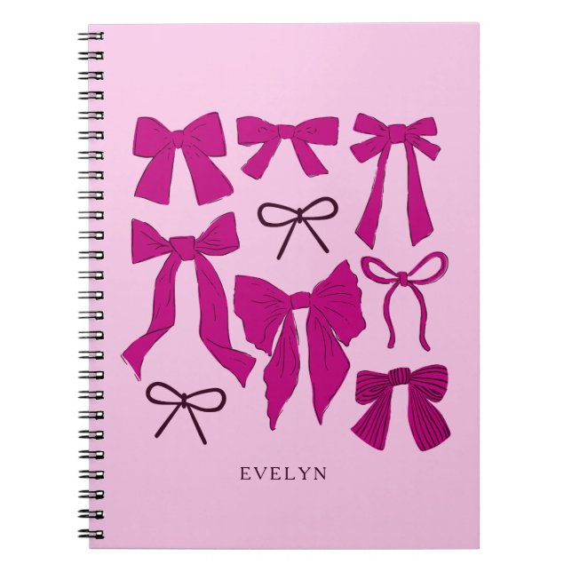 Cuaderno Arcos románticos magenta (Frente)