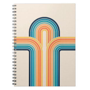 Cuaderno Arcos triple retro coloridos