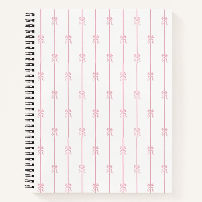 Cuaderno Arcos y rayas rosadas (Anverso)