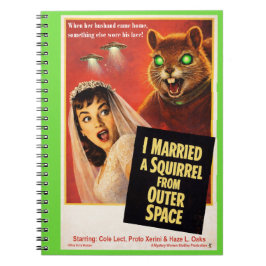Cuaderno Ardilla del espacio exterior