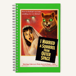 Cuaderno Ardilla del espacio exterior