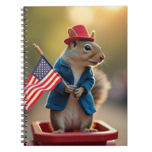 Cuaderno ardilla patriótica