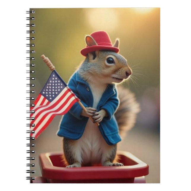 Cuaderno ardilla patriótica (Frente)