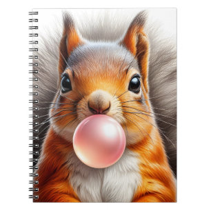 Cuaderno Ardilla roja Adorable Que Brilla La Espiral De Gom