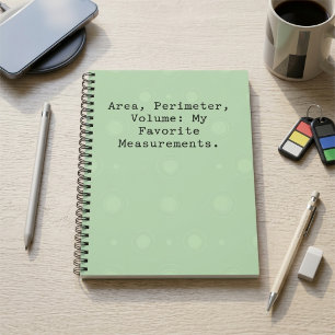 Cuaderno Área, perímetro, volumen: mis medidas favoritas.