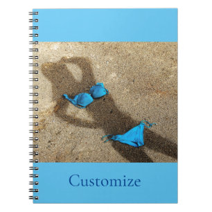 Cuaderno Arena azul de Bikini Beach Thunder_Cove