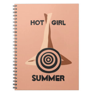 Cuaderno Arena de arena de verano de Chica caliente