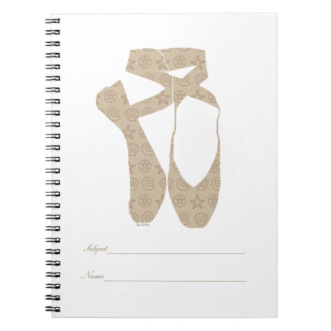 Cuaderno Arena de ballet de Pointe (Frente)