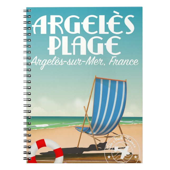Cuaderno Argelès Plage,Argelès-sur-Mer, Francia (Frente)
