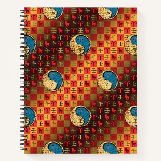 Cuaderno Aries & Caballo de Agua (Anverso)
