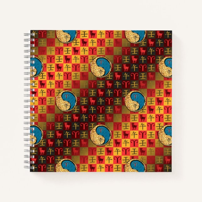 Cuaderno Aries & Caballo de Agua (Anverso)