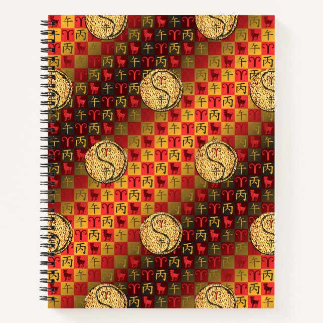 Cuaderno Aries & Caballo de Fuego (Anverso)