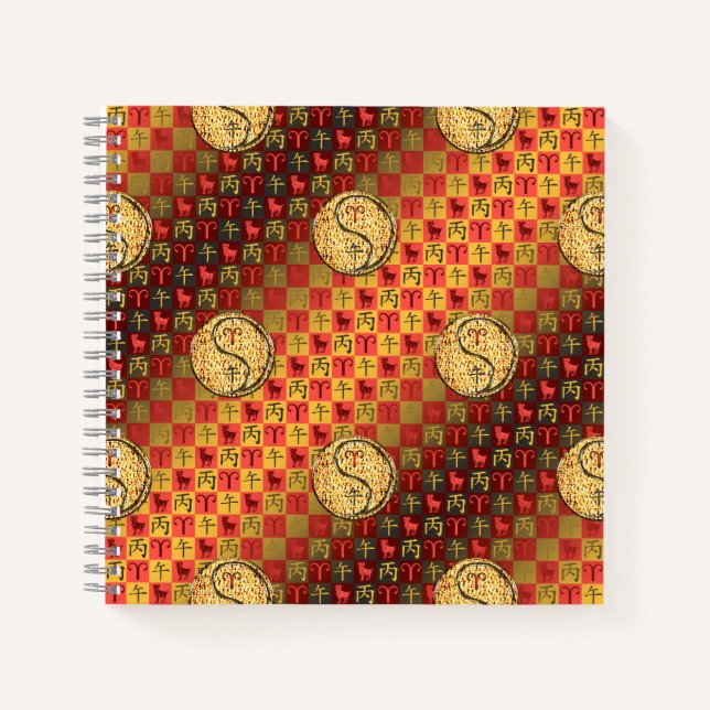Cuaderno Aries & Caballo de Fuego (Anverso)