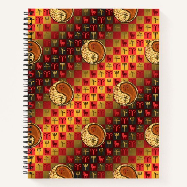 Cuaderno Aries & Caballo de Madera (Anverso)