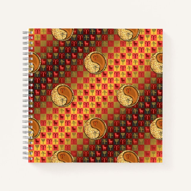 Cuaderno Aries & Caballo de Madera (Anverso)