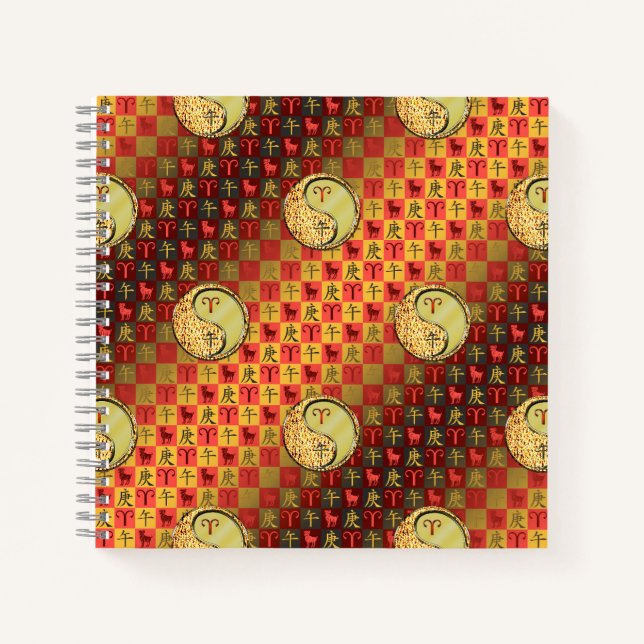 Cuaderno Aries & Caballo de Metal (Anverso)