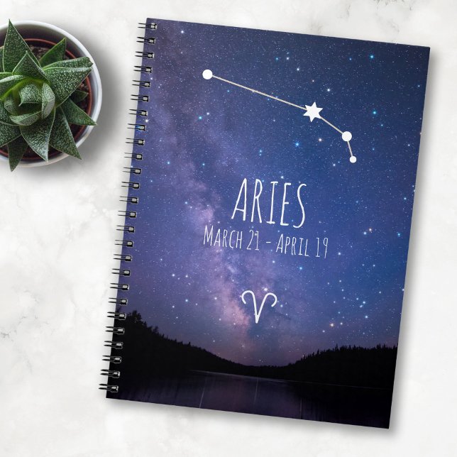 Cuaderno Aries | Equipo portátil de constelación zodiaco pe (Subido por el creador)