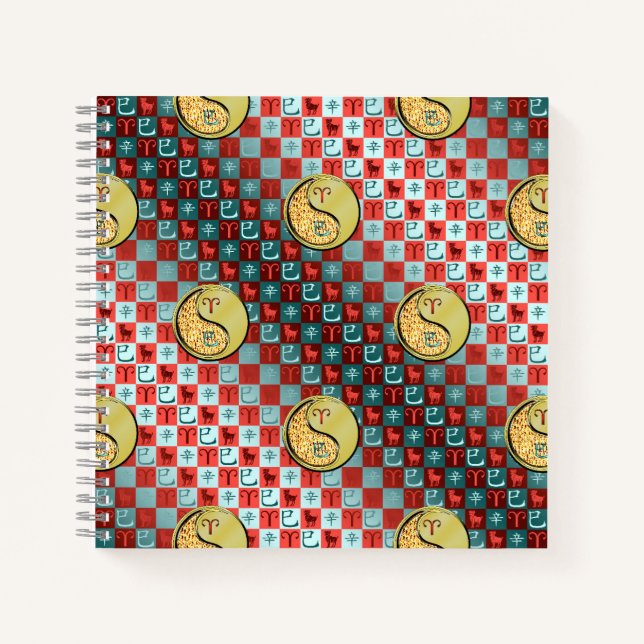 Cuaderno Aries & Serpiente de Metal (Anverso)
