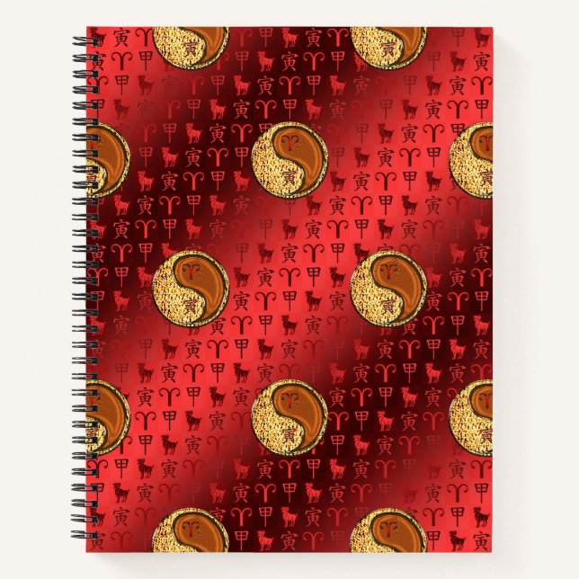 Cuaderno Aries & Tigre de Madera (Anverso)