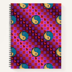 Cuaderno Aries y Cerdo de Agua
