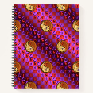 Cuaderno Aries y Cerdo de Madera