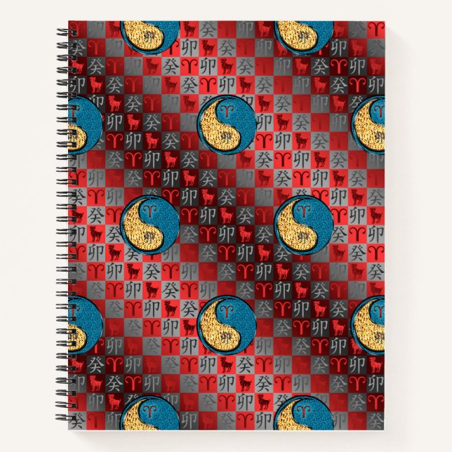Cuaderno Aries y Conejo de Agua (Anverso)