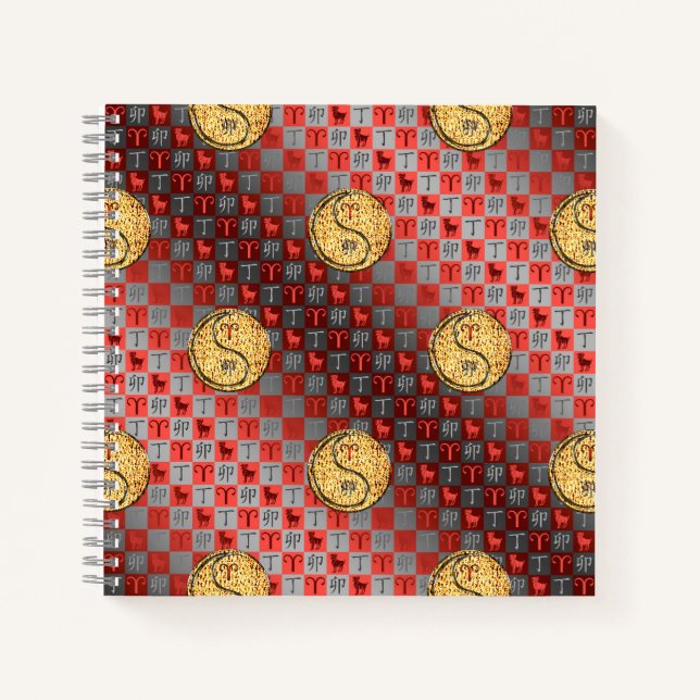 Cuaderno Aries y Conejo de Fuego (Anverso)