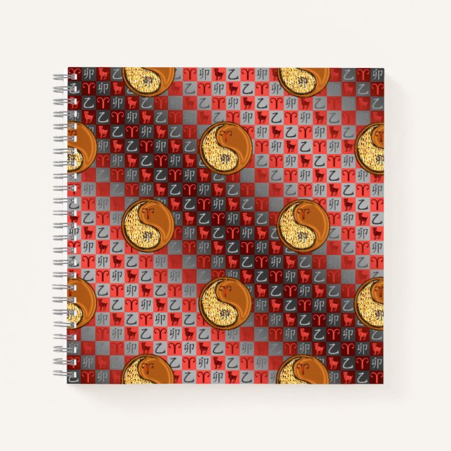 Cuaderno Aries y Conejo de Madera. (Anverso)