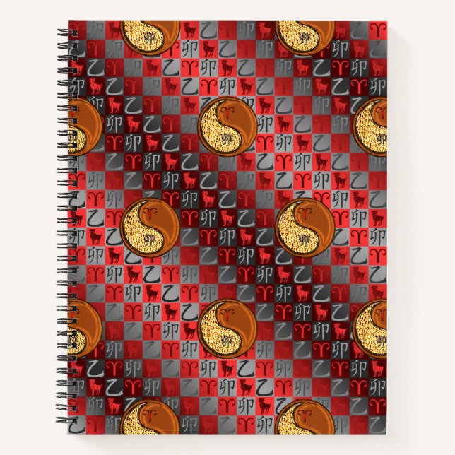 Cuaderno Aries y Conejo de Madera. (Anverso)