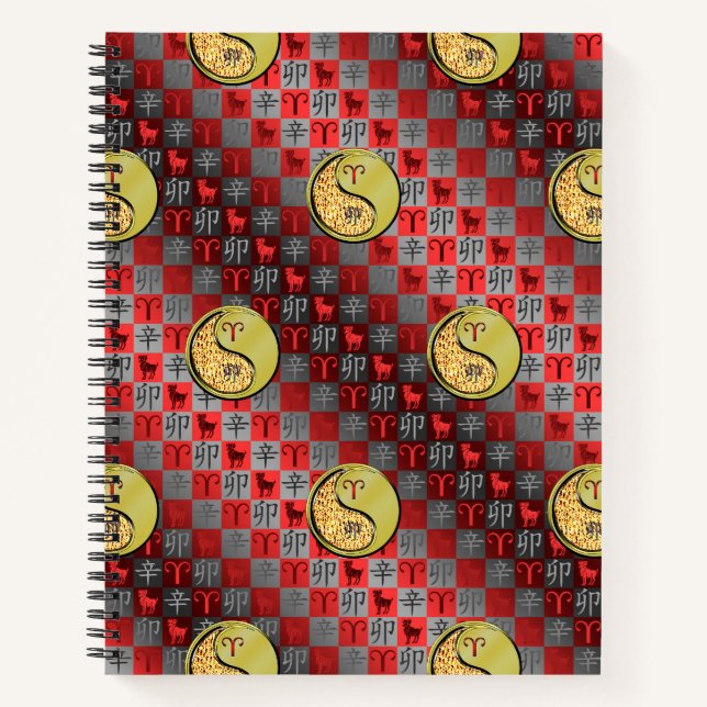 Cuaderno Aries y Conejo de Metal (Anverso)