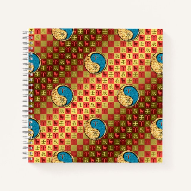 Cuaderno Aries y Dragón de Agua (Anverso)