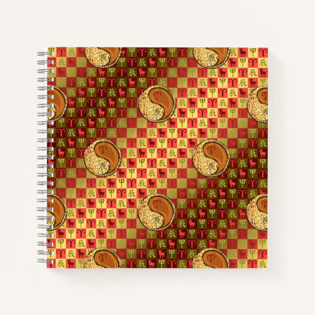 Cuaderno Aries y Dragón de Madera (Anverso)
