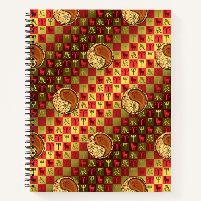 Cuaderno Aries y Dragón de Madera (Anverso)