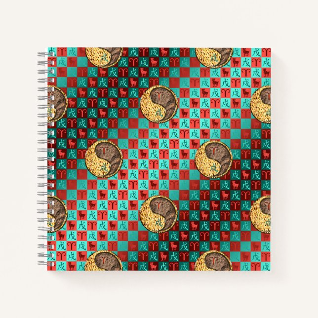 Cuaderno Aries y Earth Dog (Anverso)