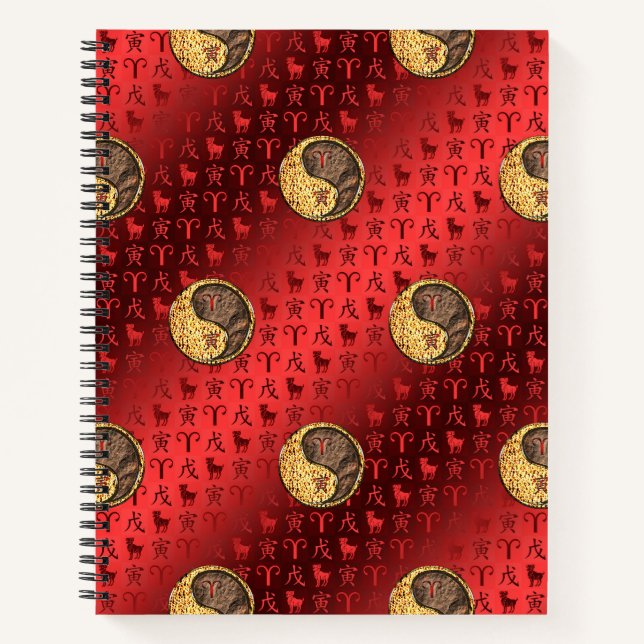Cuaderno Aries y el tigre de la Tierra (Anverso)