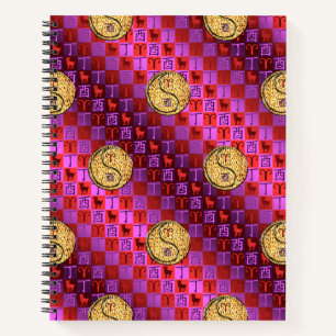 Cuaderno Aries y Gallo de Fuego