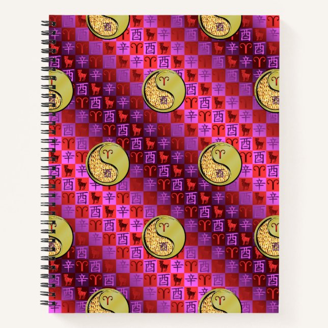 Cuaderno Aries y Gallo de Metal (Anverso)