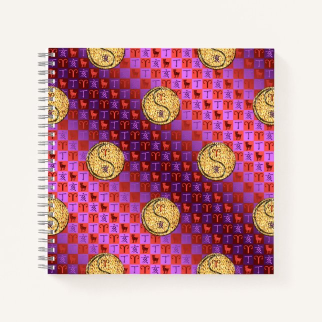 Cuaderno Aries y Jabalí de Fuego (Anverso)
